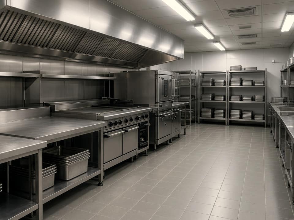 Commercial kitchen prep line, Central New Jersey