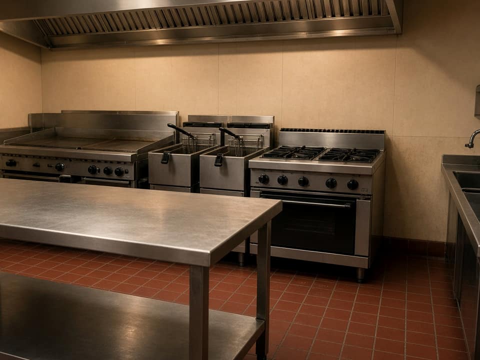 Commercial kitchen prep line, Central New Jersey