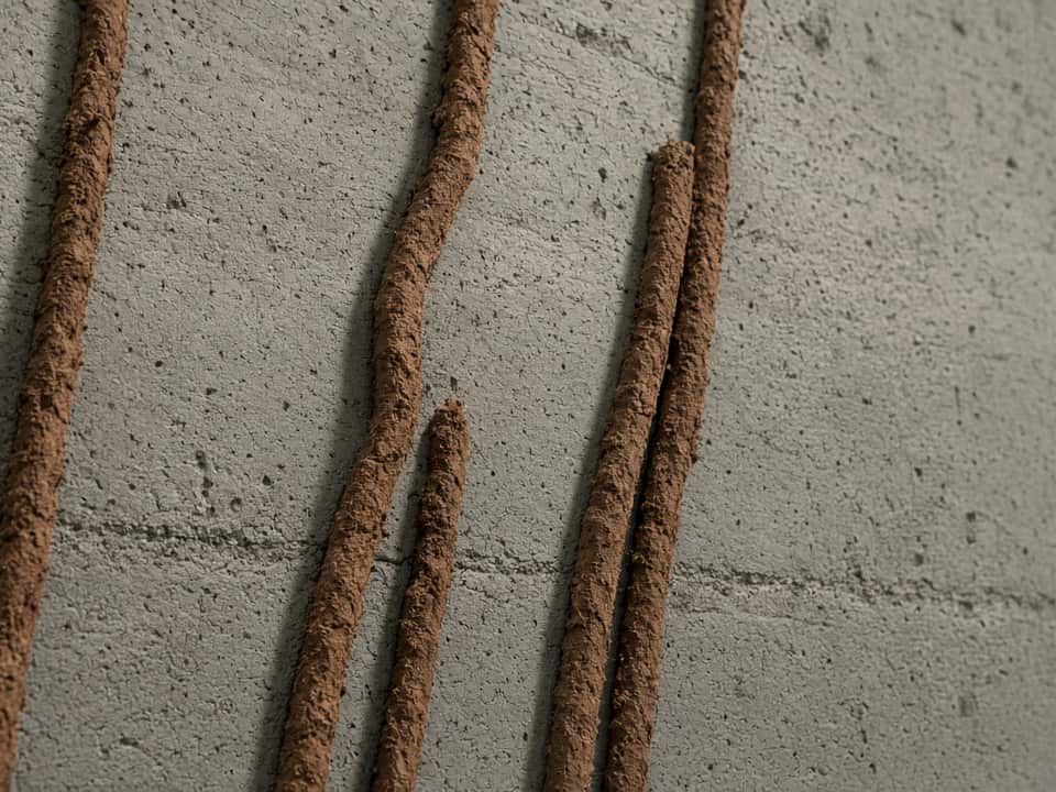 Subterranean termite mud tubes, Central New Jersey